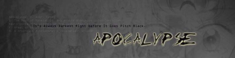 Comming Sept. 3, the brand new Apocalypse.